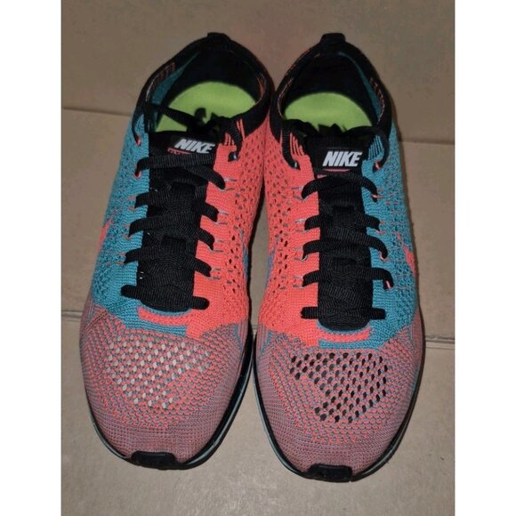 NIKE FLYKNIT RACER MEN'S Size 6.5 = WOMEN'S Size 8 Great Used Condition ! - Picture 6 of 9
